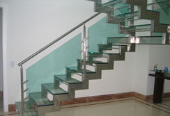 Corrimo de ao inox