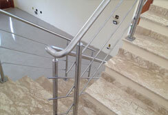 Corrimo de ao inox