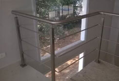 Corrimo de ao inox