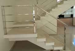 Guarda Corpo de ao inox