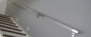 Corrimão de aço inox