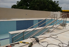 Corrimo de ao inox
